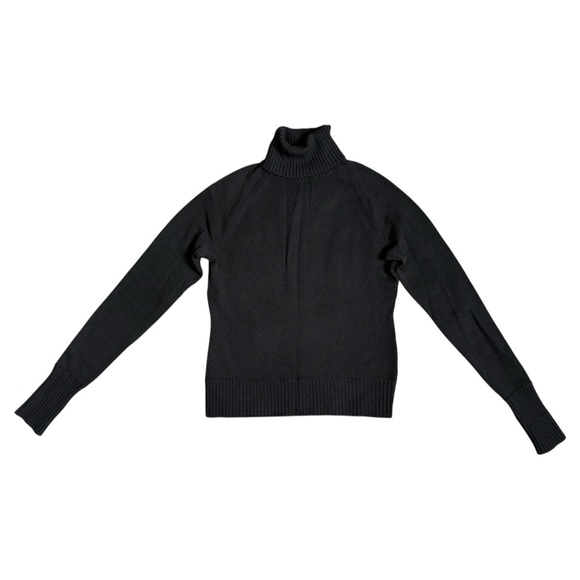 Banana Republic Sweaters - Banana republic black merino wool blend long sleeve turtle neck sweater